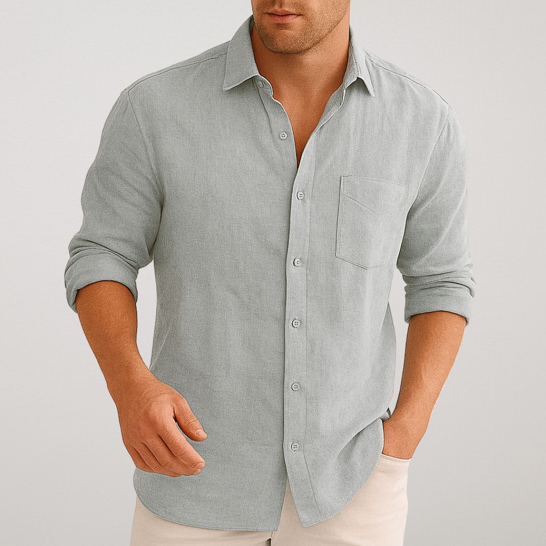 Linen Look Summer Shirt