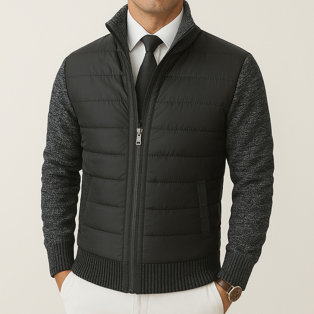 Warm Stand-Up Collar Zipper Jacket