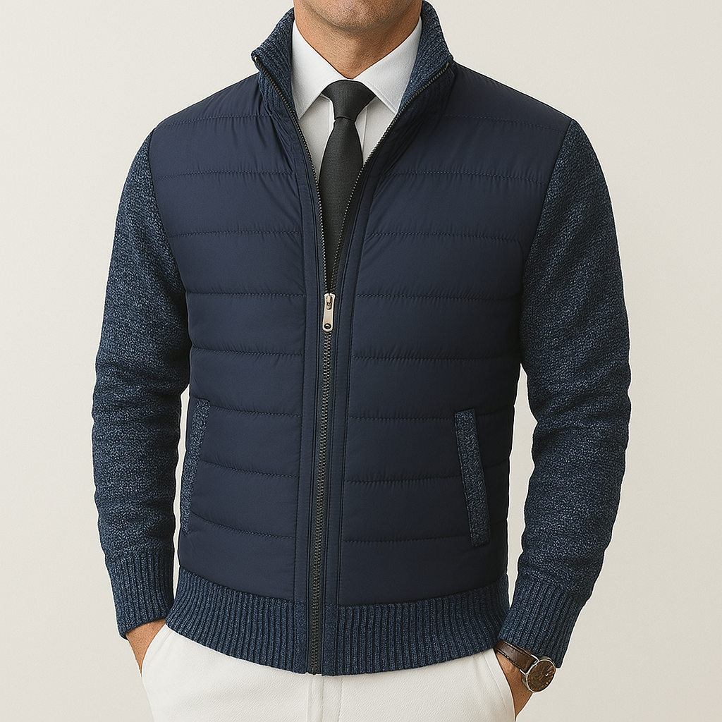Warm Stand-Up Collar Zipper Jacket