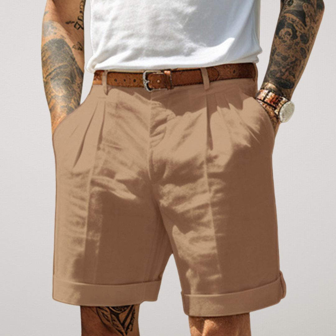Mercer Pleated Summer Shorts