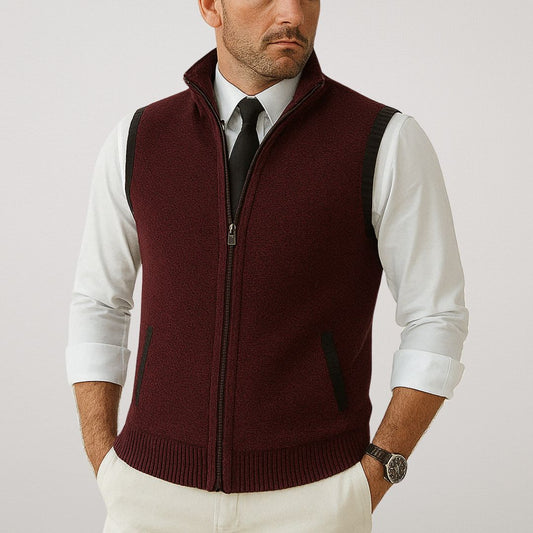 Knitted Sleeveless Vest