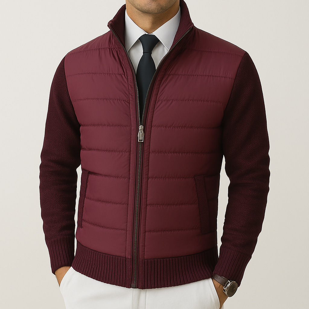 Warm Stand-Up Collar Zipper Jacket