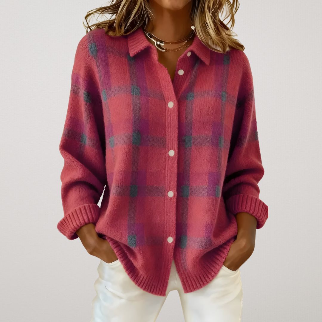 Cozy Plaid Knit