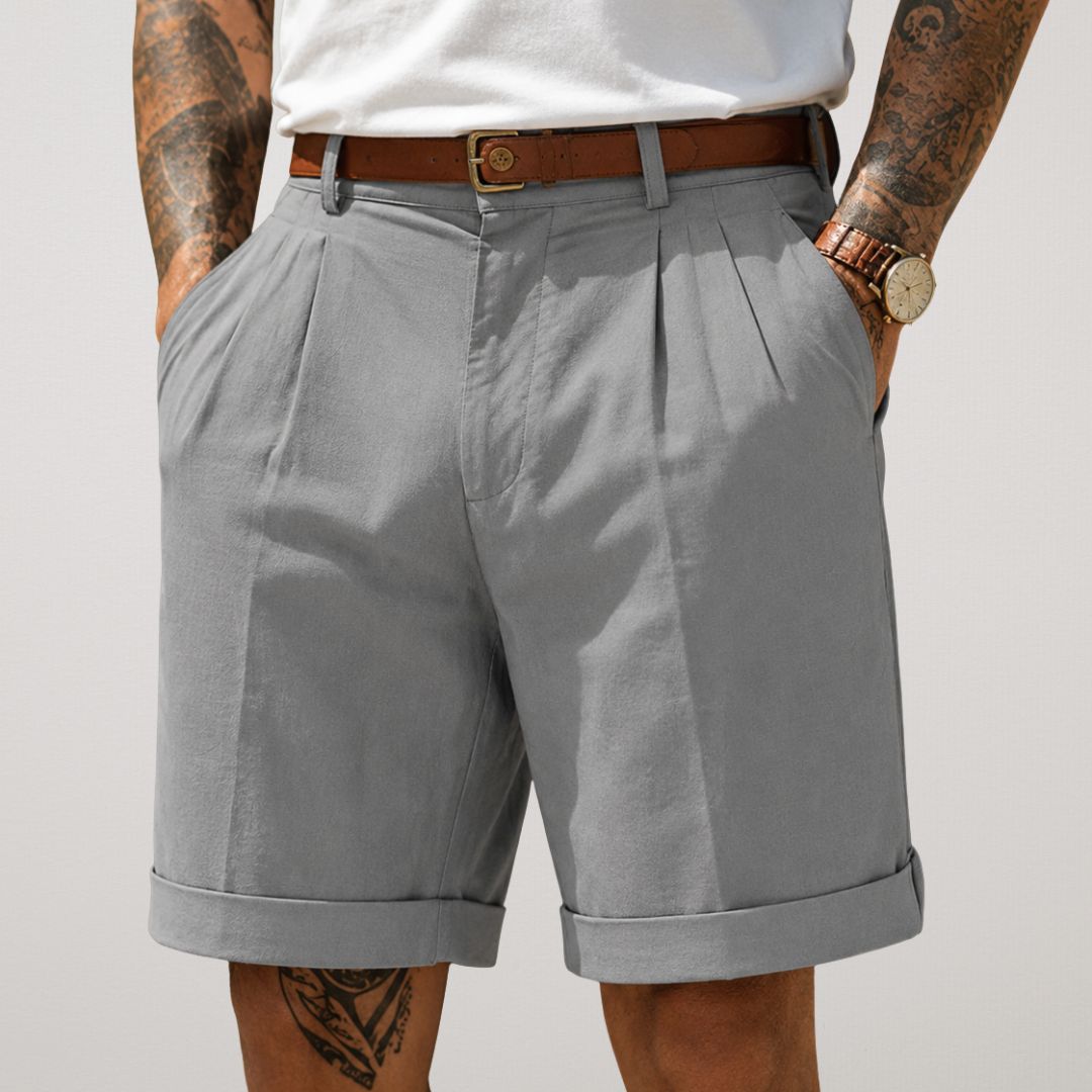 Mercer Pleated Summer Shorts