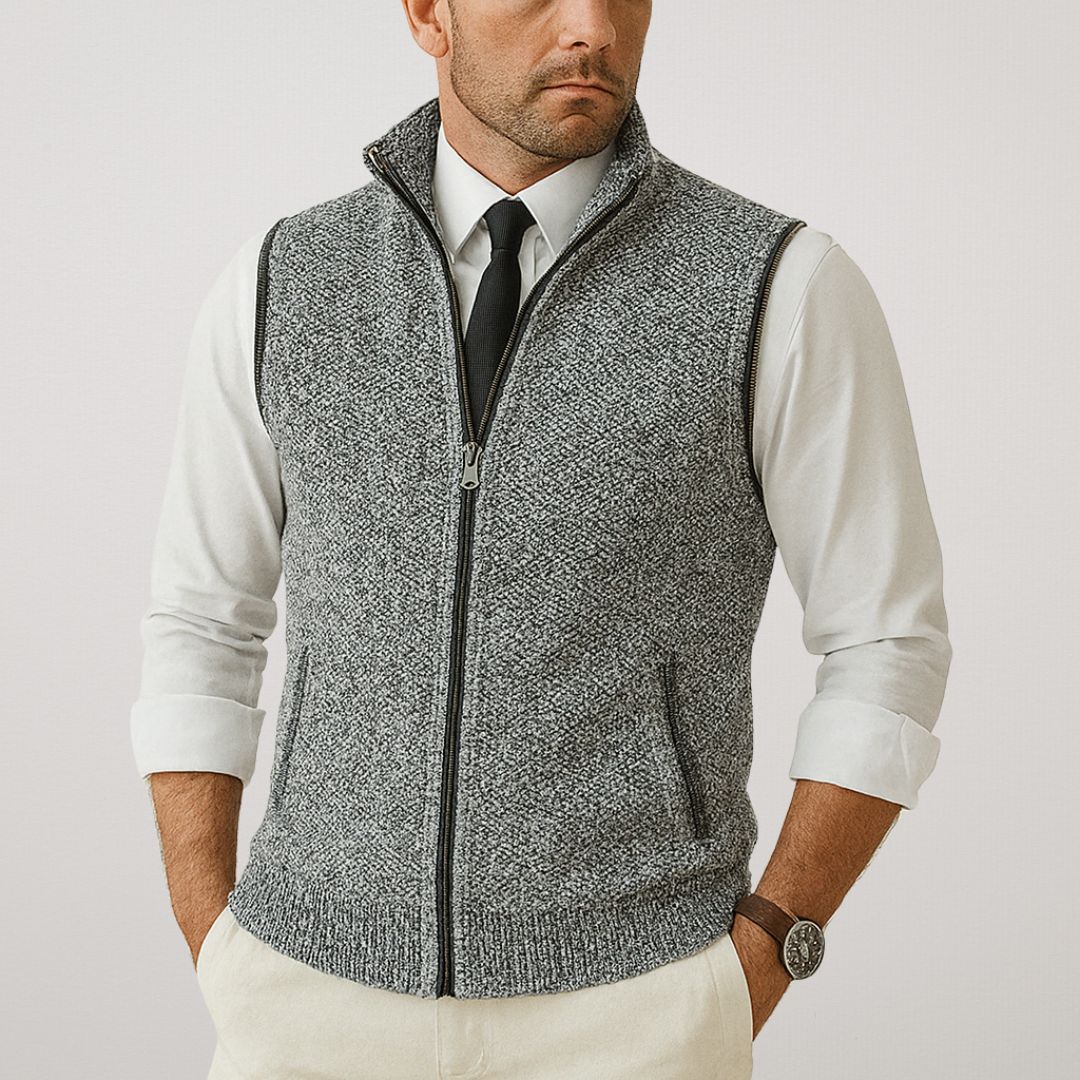 Knitted Sleeveless Vest