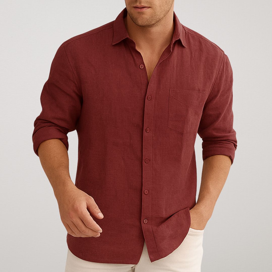 Linen Look Summer Shirt