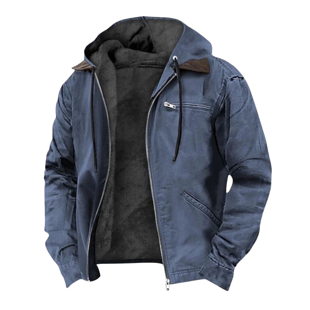 Wool Lined Hoodie Jacket