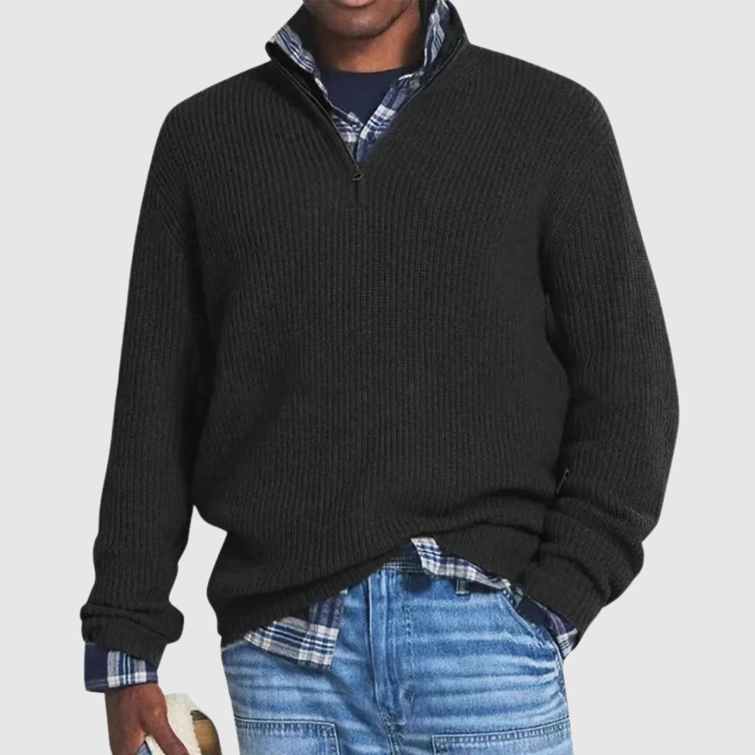 Premium Half-Zip Sweater