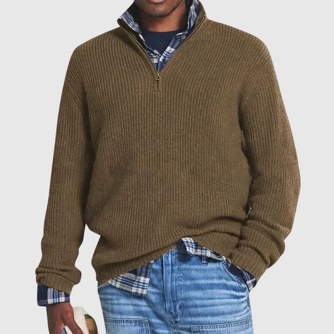 Premium Half-Zip Sweater