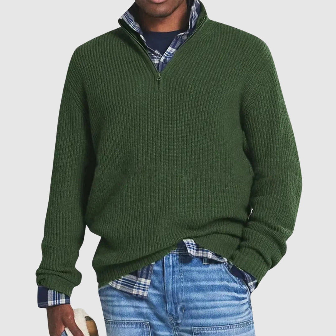 Premium Half-Zip Sweater