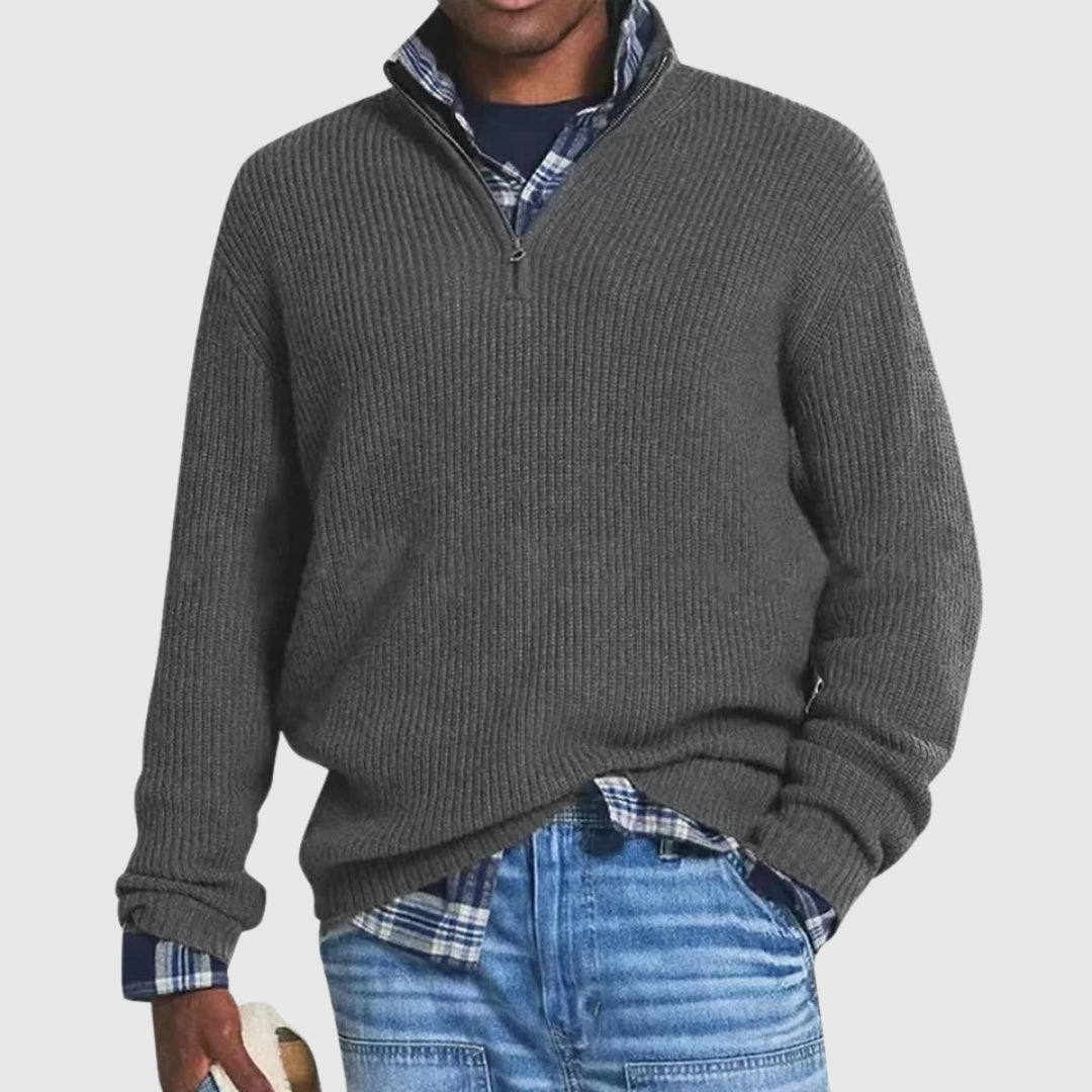 Premium Half-Zip Sweater