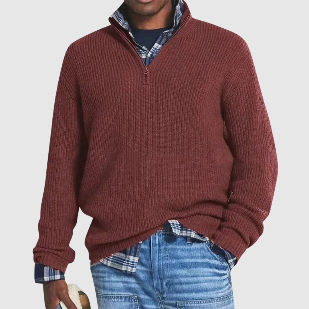 Premium Half-Zip Sweater