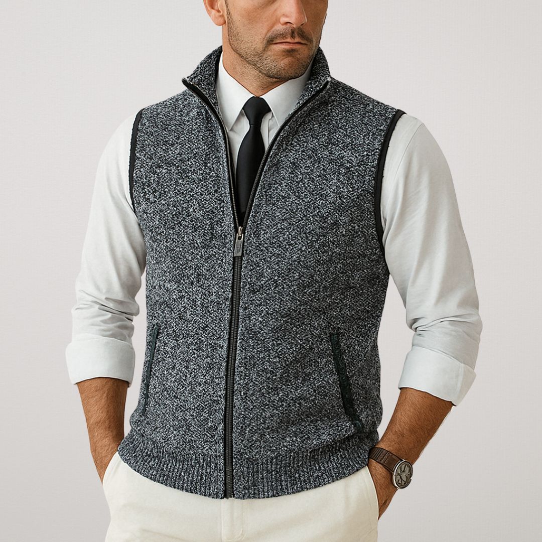 Knitted Sleeveless Vest