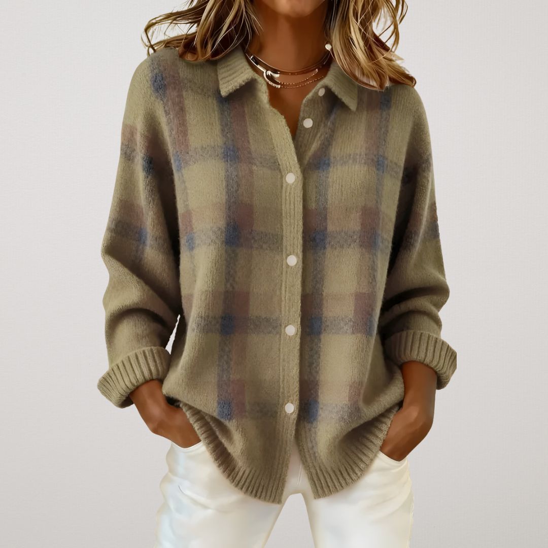 Cozy Plaid Knit