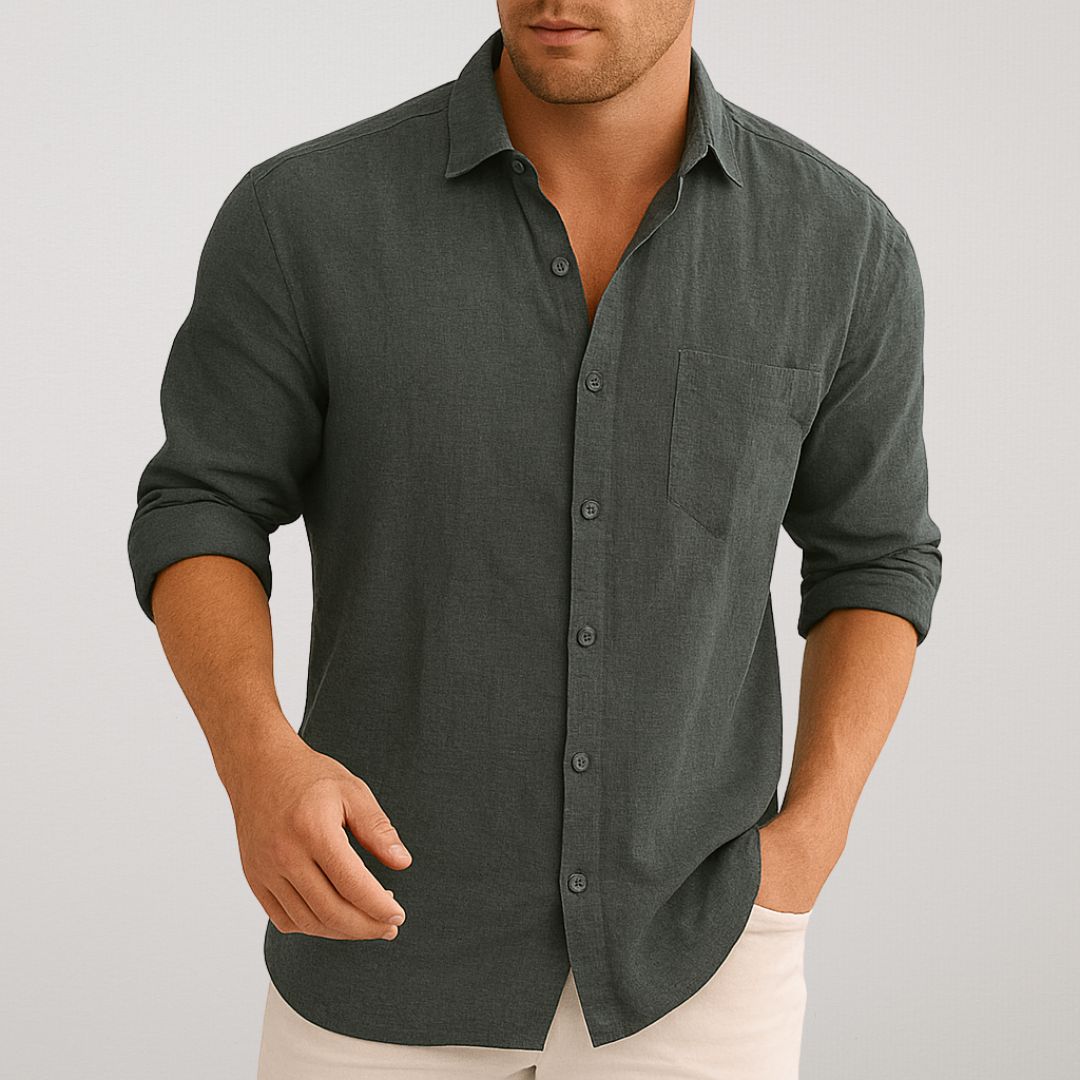 Linen Look Summer Shirt