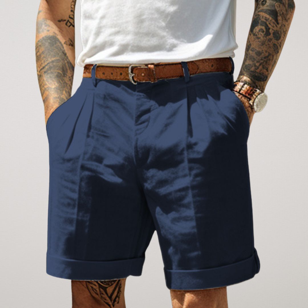 Mercer Pleated Summer Shorts
