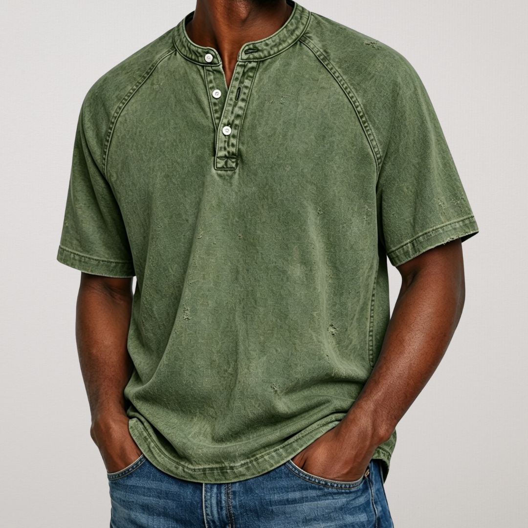 Brooks Vintage Henley Polo