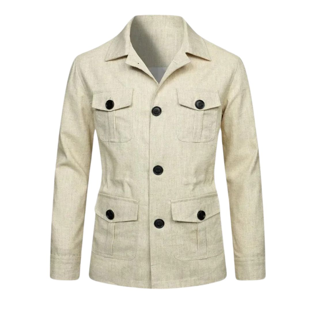 Luxurious Men's Cargo Jacket