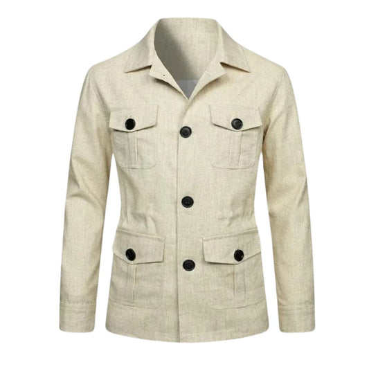 Luxurious Men's Cargo Jacket