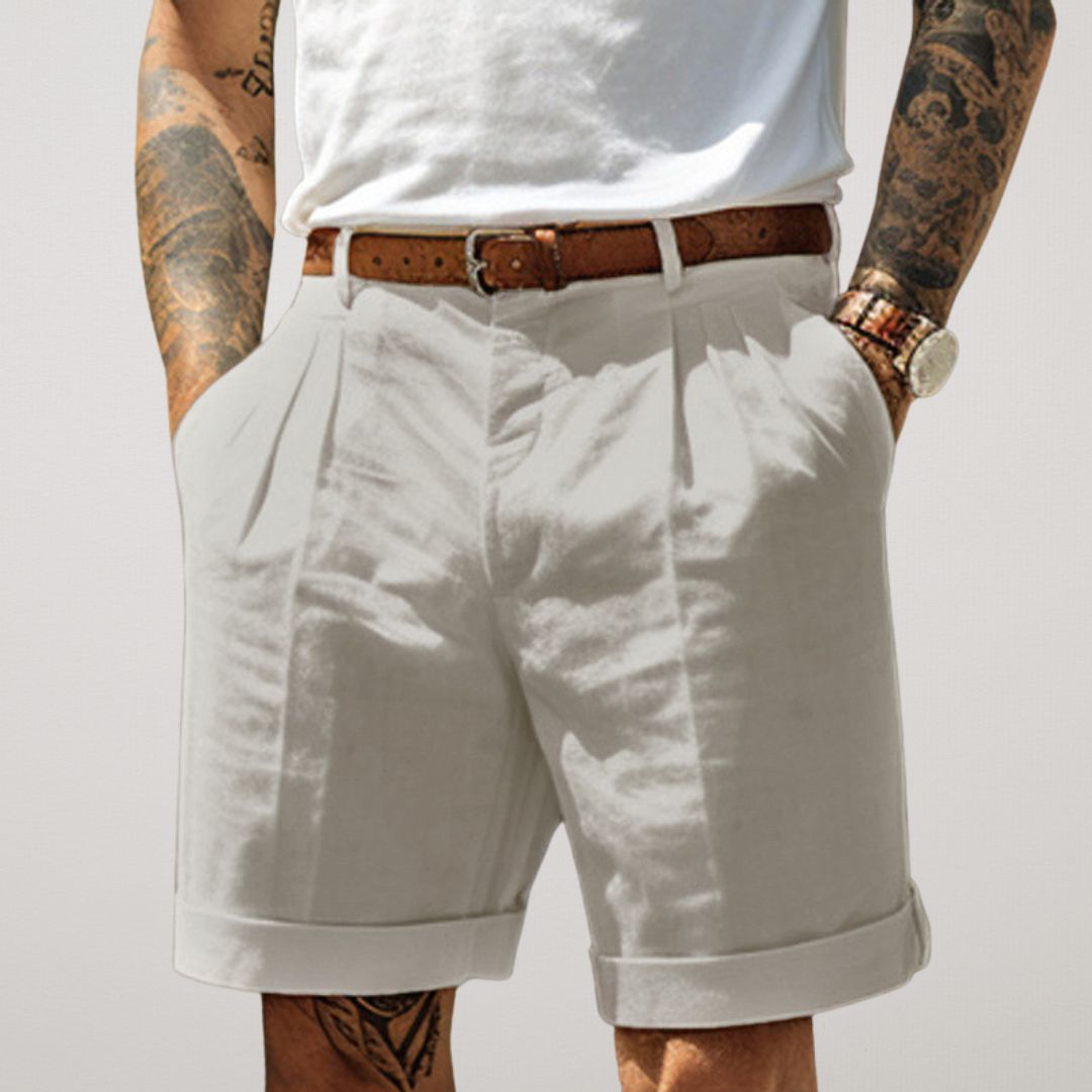 Mercer Pleated Summer Shorts