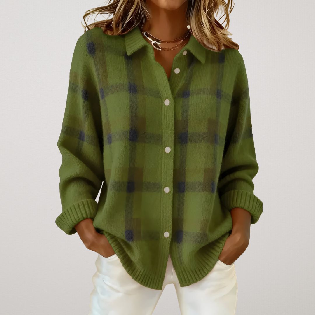 Cozy Plaid Knit