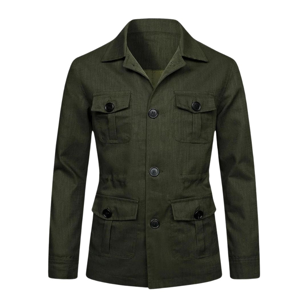 Luxurious Men's Cargo Jacket