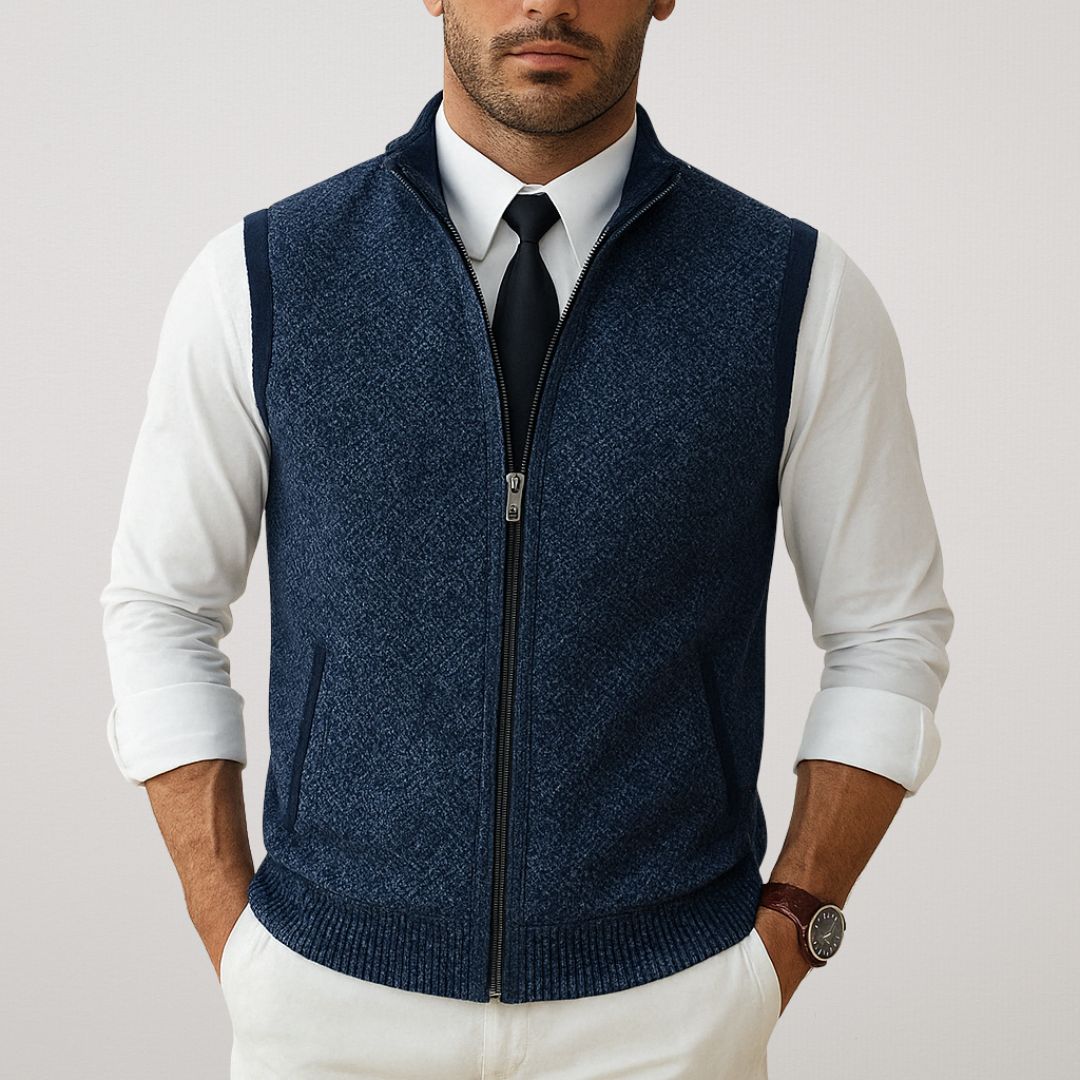 Knitted Sleeveless Vest