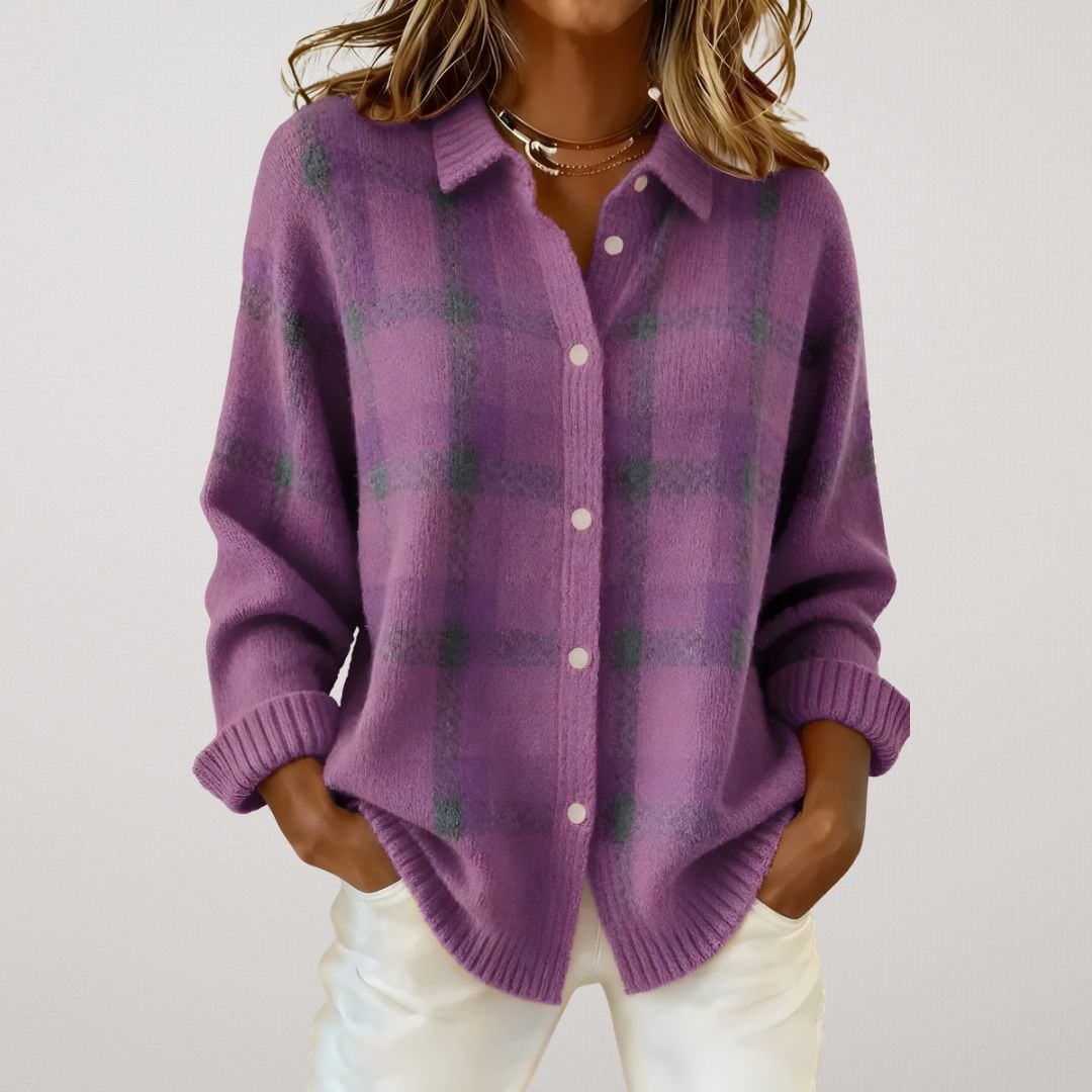 Cozy Plaid Knit