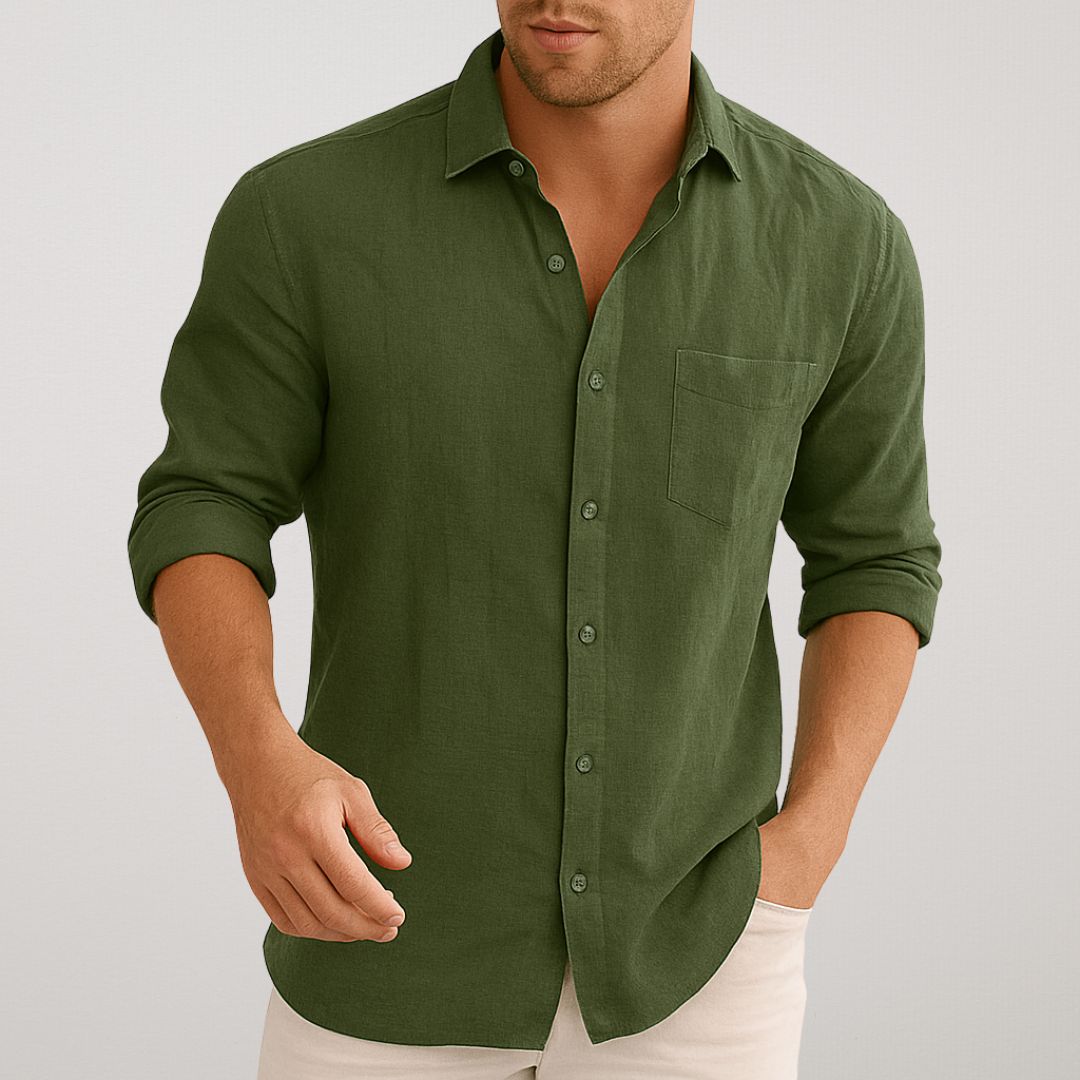 Linen Look Summer Shirt