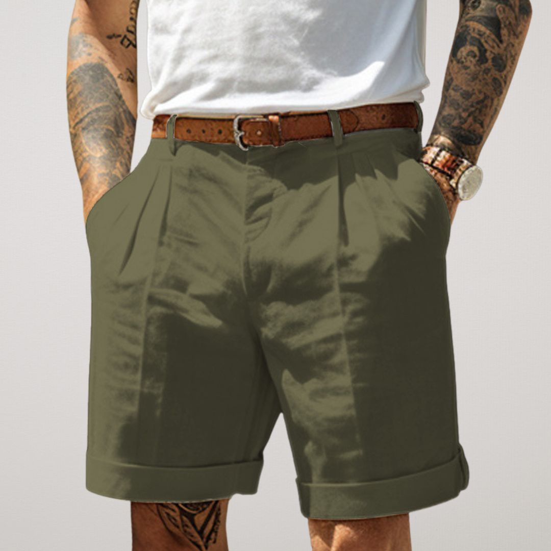 Mercer Pleated Summer Shorts