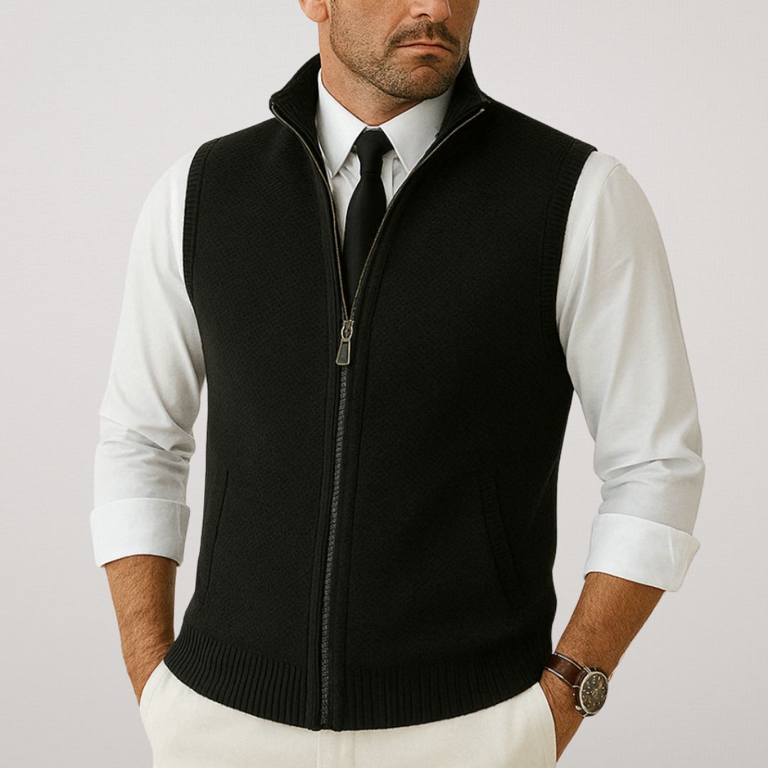 Knitted Sleeveless Vest
