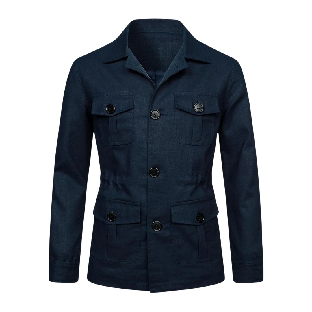 Luxurious Men's Cargo Jacket