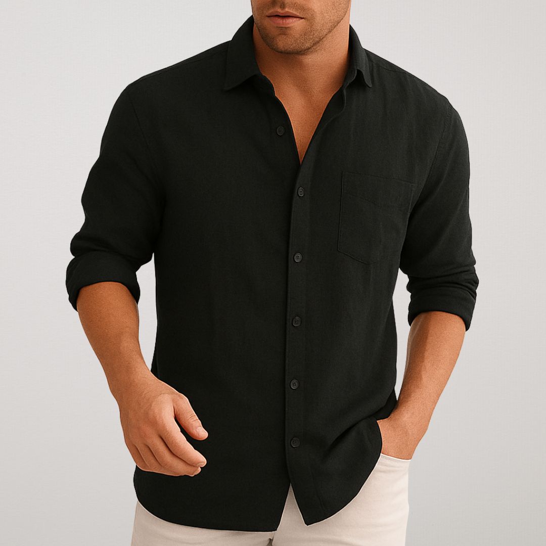 Linen Look Summer Shirt