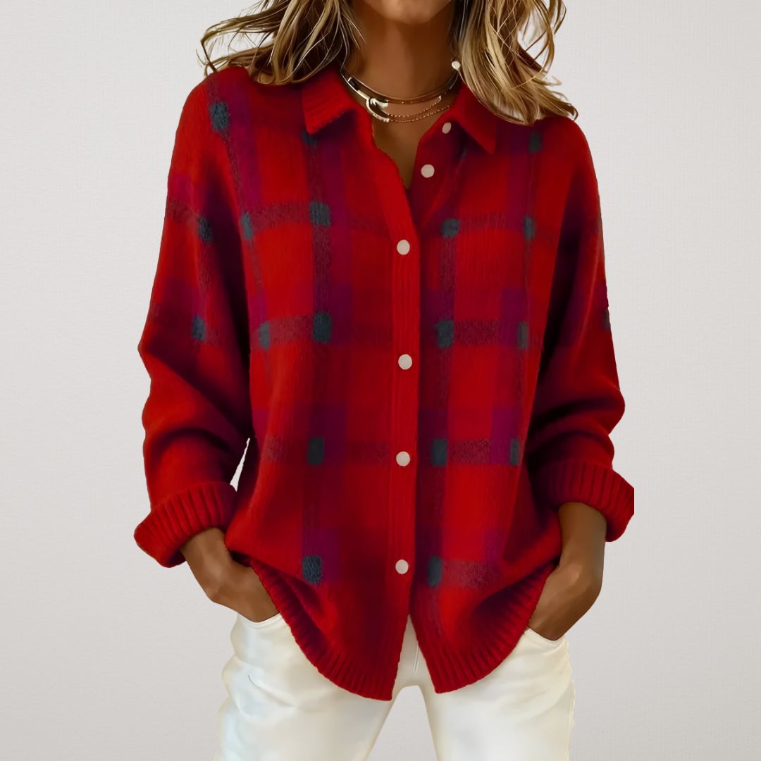 Cozy Plaid Knit