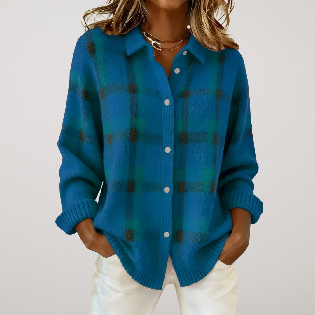 Cozy Plaid Knit