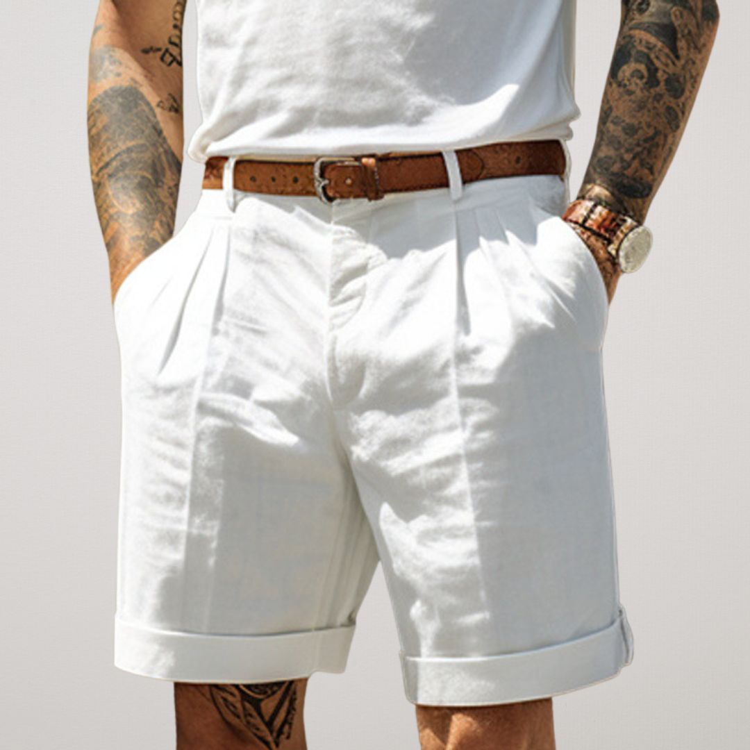 Mercer Pleated Summer Shorts