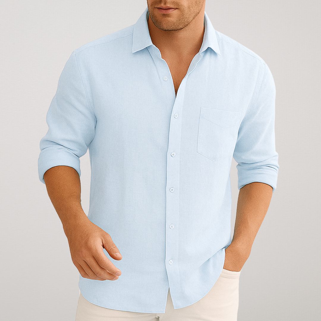 Linen Look Summer Shirt