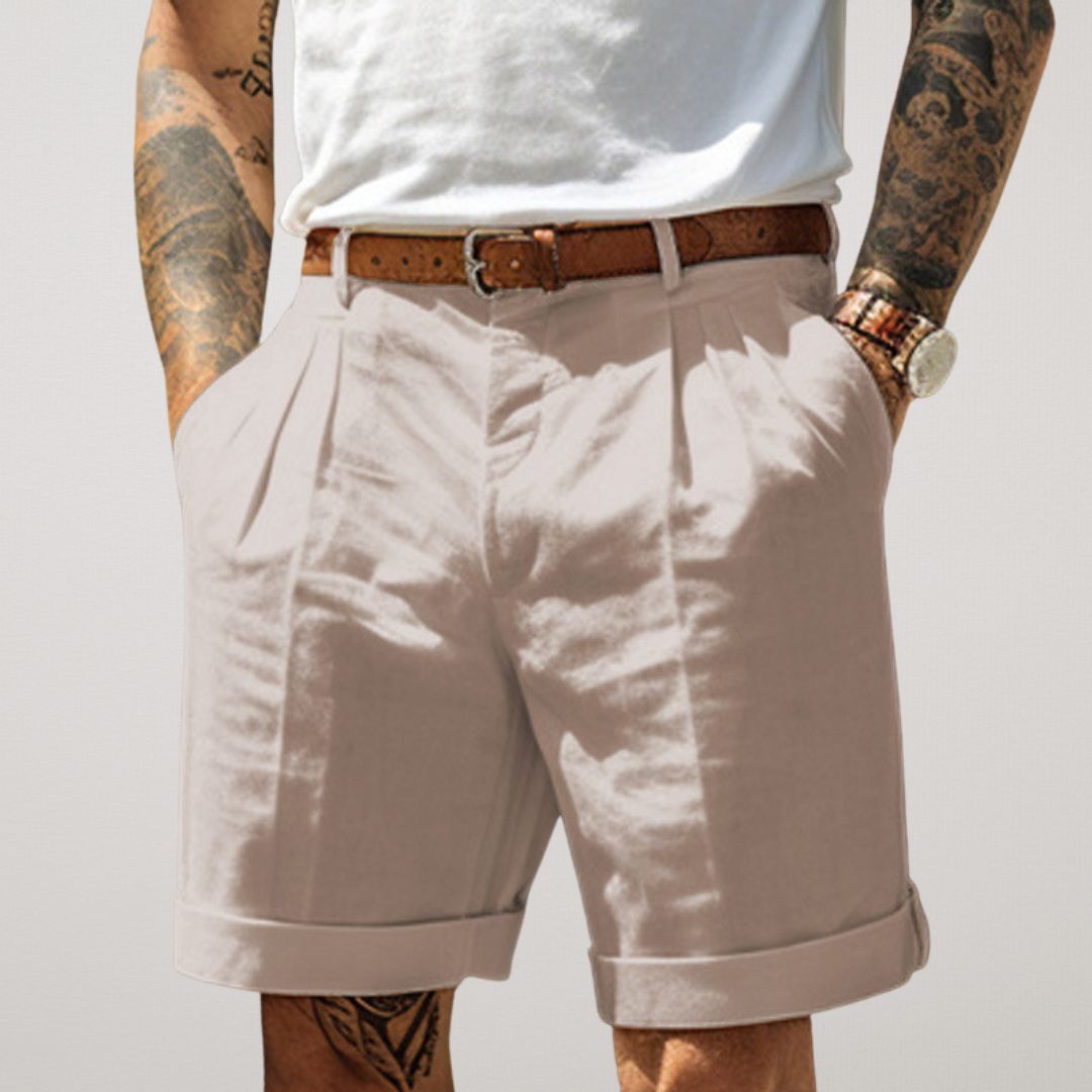 Mercer Pleated Summer Shorts