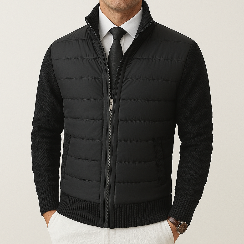 Warm Stand-Up Collar Zipper Jacket
