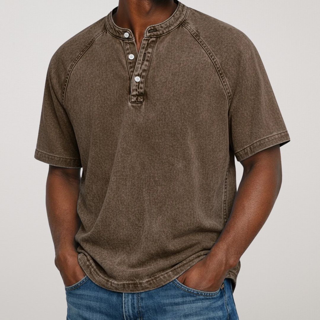 Brooks Vintage Henley Polo