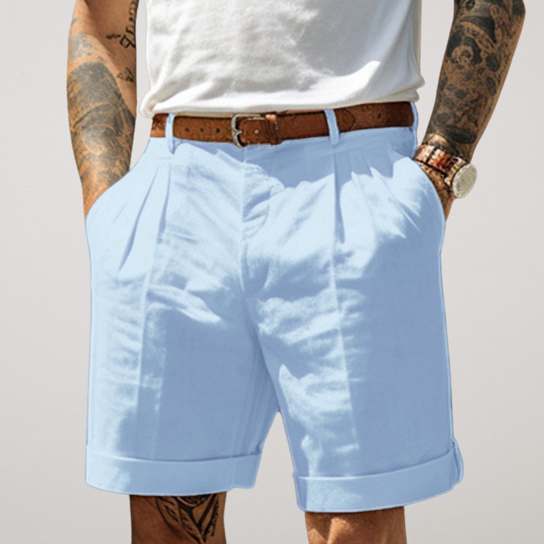 Mercer Pleated Summer Shorts