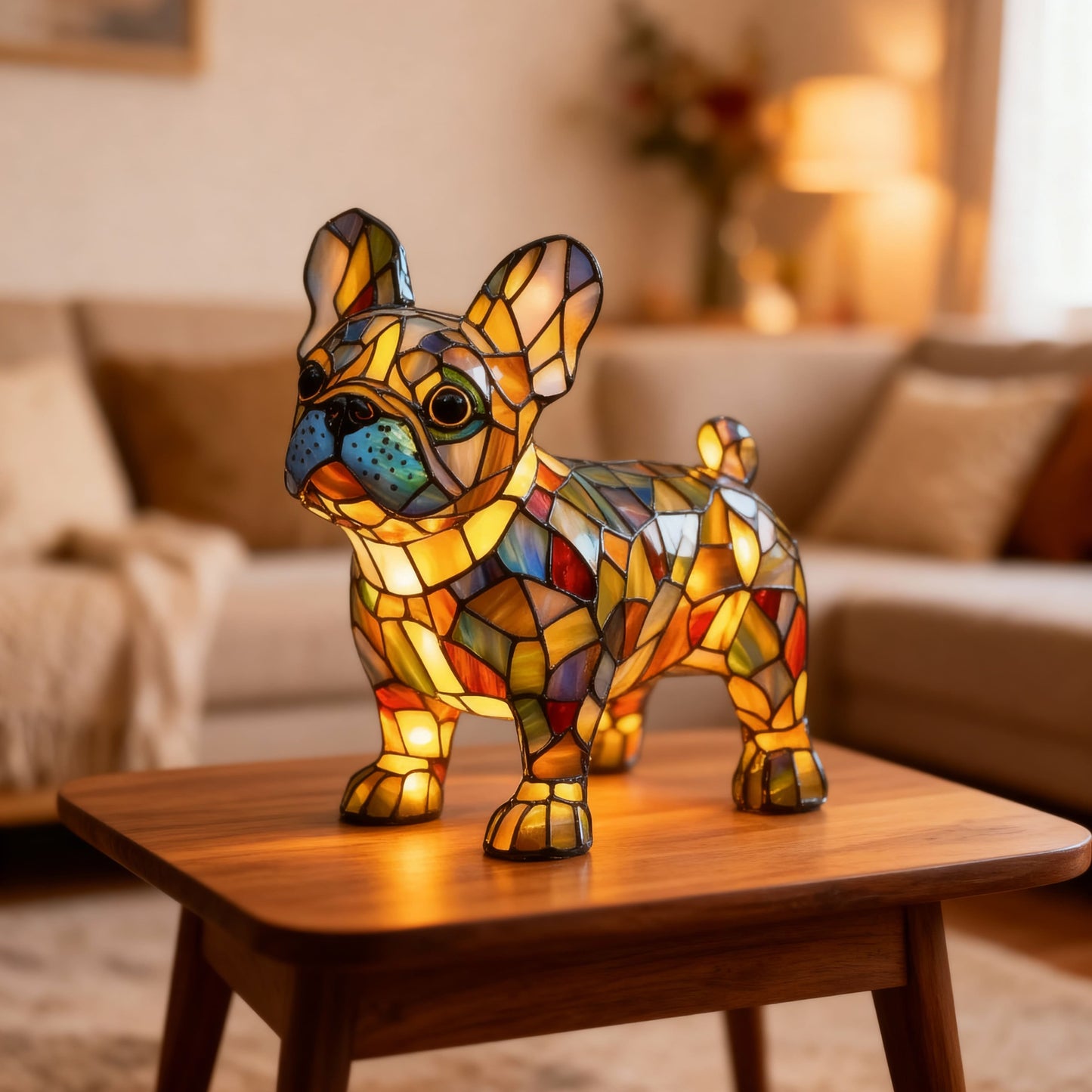 GLOWDOG | Cozy French Bull Lamp