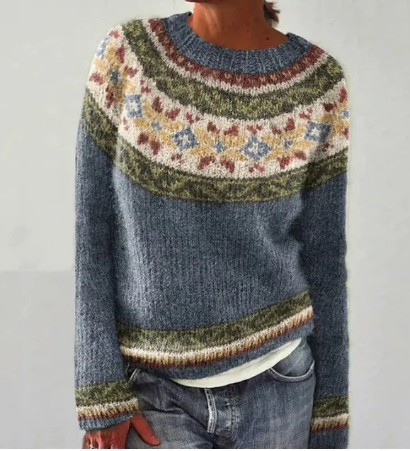 FIORA | Patchwork Pullover
