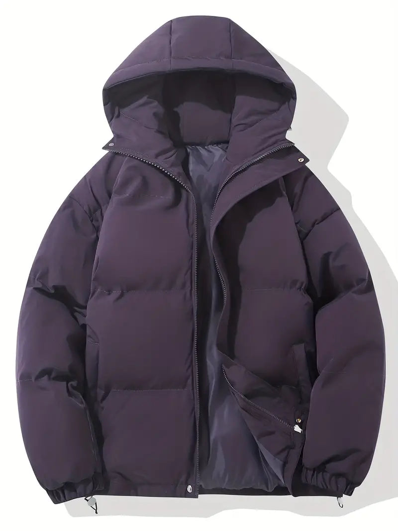 Lined Winter Jacket with Hood