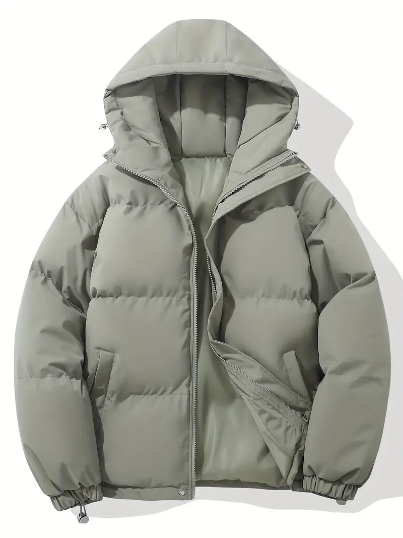 Lined Winter Jacket with Hood