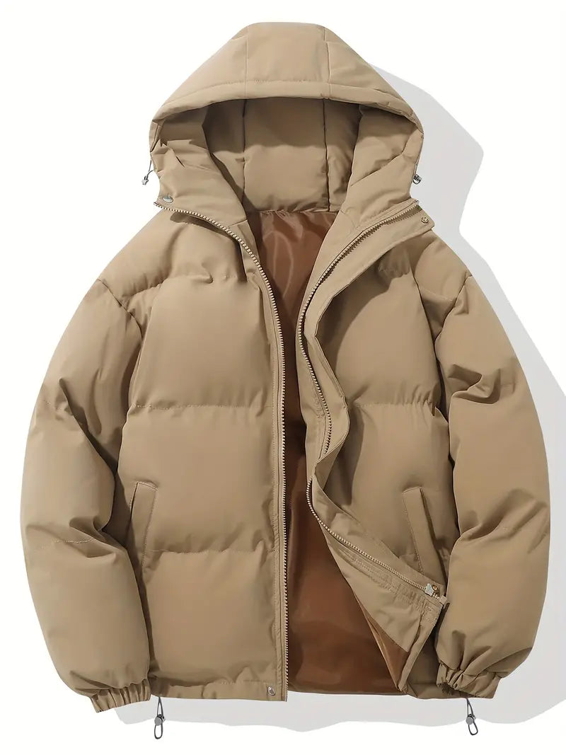 Lined Winter Jacket with Hood