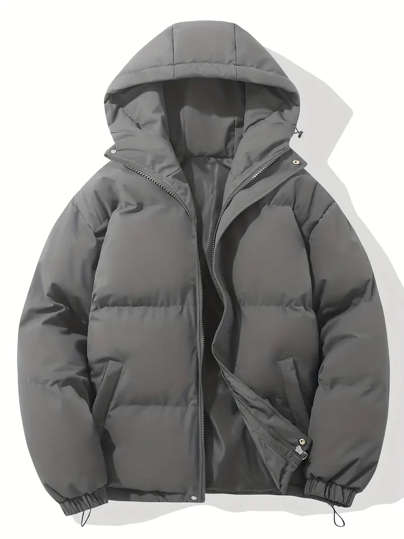 Lined Winter Jacket with Hood