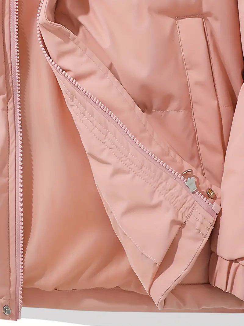 Lined Winter Jacket with Hood