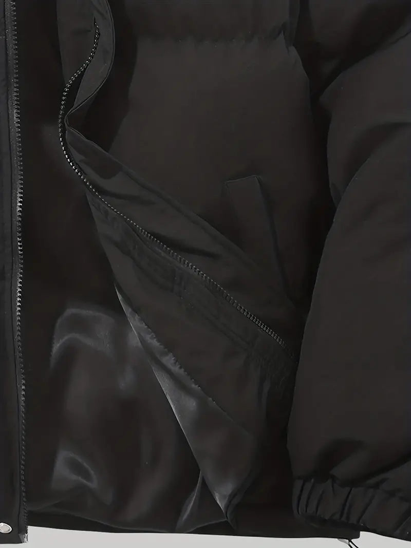Lined Winter Jacket with Hood
