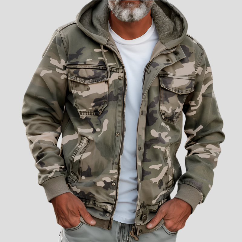 Cargo Hooded Jacket